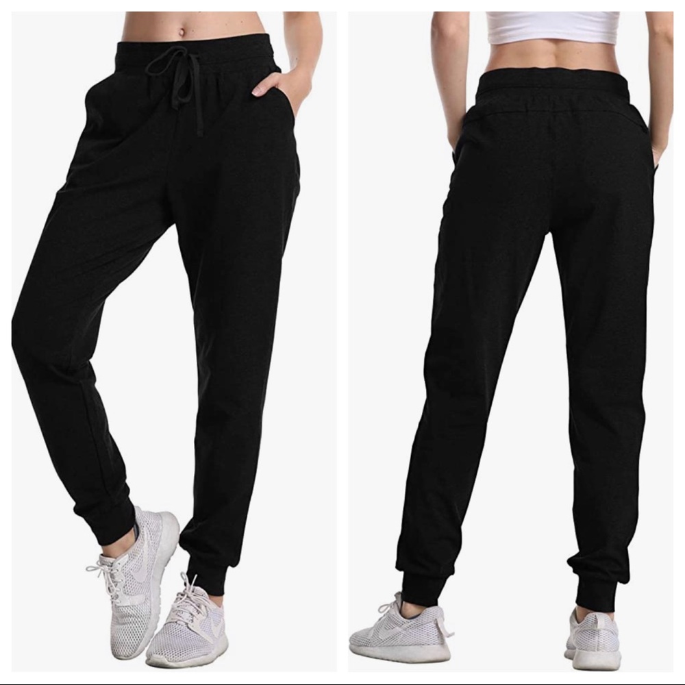 Perfect Solid Brushed Jogger pants with pocket - Picture 2 of 5